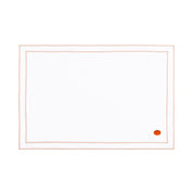 Nazaré white cotton table linen with embroidered autumn motifs