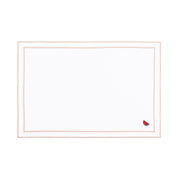 Nazaré white cotton table linen with embroidered fruits