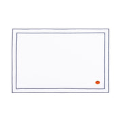 Nazaré white cotton table linen with embroidered autumn motifs