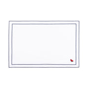 Nazaré white cotton table linen with embroidered fruits