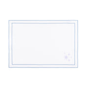 Nazaré white cotton table linen with embroidered stars