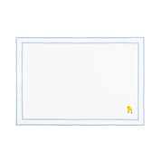 Nazaré white cotton table linen with embroidered Easter motifs