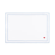 Nazaré white cotton table linen with embroidered autumn motifs