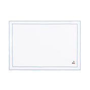 Nazaré white cotton table linen with embroidered fruits