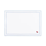 Nazaré white cotton table linen with embroidered fruits