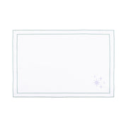Nazaré white cotton table linen with embroidered stars