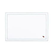 Nazaré white cotton table linen with embroidered autumn motifs