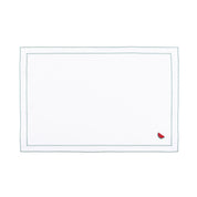 Nazaré white cotton table linen with embroidered fruits