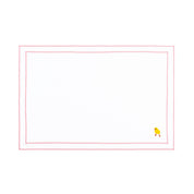 Nazaré white cotton table linen with embroidered Easter motifs