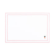 Nazaré white cotton table linen with embroidered Easter motifs