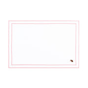 Nazaré white cotton table linen with embroidered autumn motifs