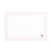 Nazaré white cotton table linen with embroidered autumn motifs