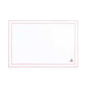 Nazaré white cotton table linen with embroidered fruits