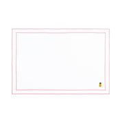 Nazaré white cotton table linen with embroidered fruits