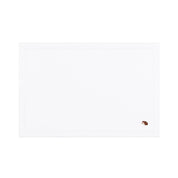 Nazaré white cotton table linen with embroidered autumn motifs