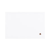 Nazaré white cotton table linen with embroidered autumn motifs