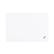 Nazaré white cotton table linen with embroidered Portugal-inspired motifs